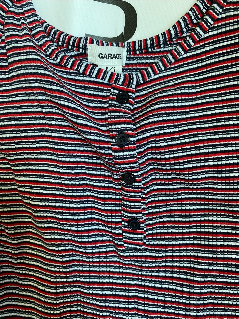 Striped Ribbed Bodysuit - Picture 2 of 4